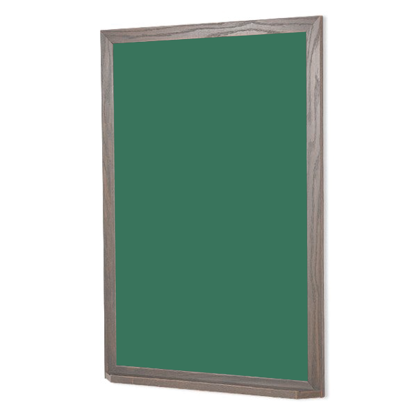 Wood Frame | Ceramic Steel Green Portrait Chalkboard