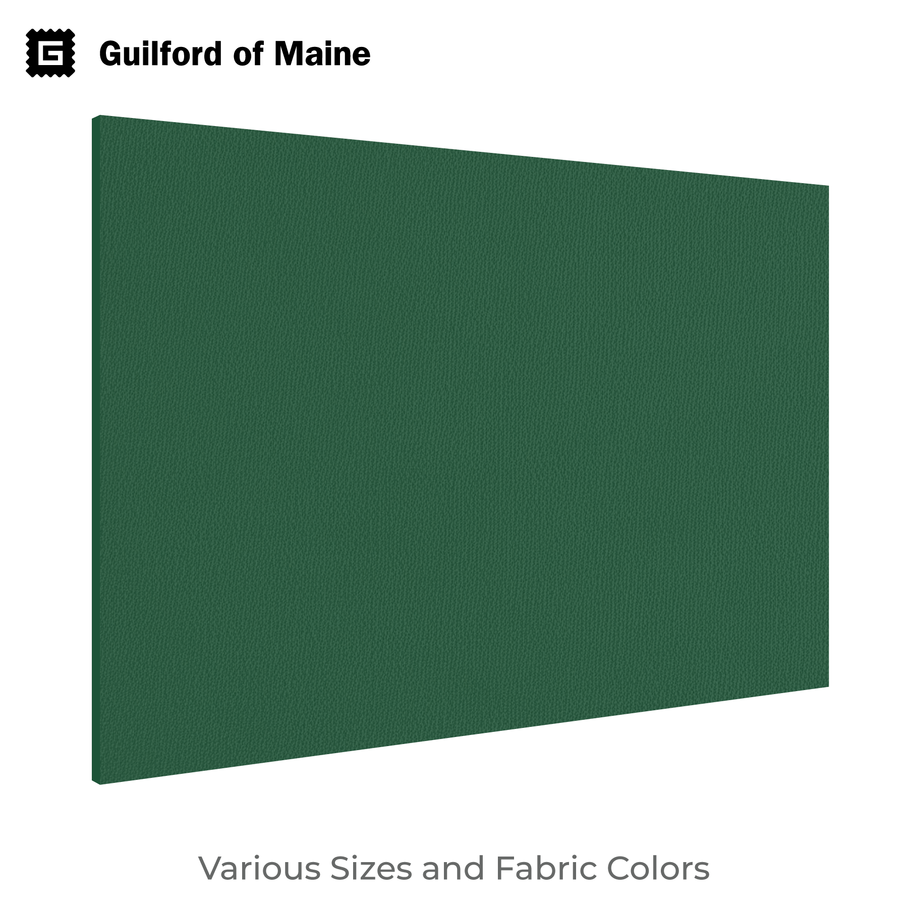 Wrapped Fabric | Square Corner Landscape Bulletin Board