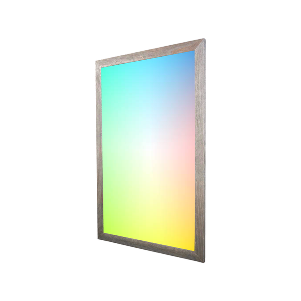 Barnwood Wood Frame | Custom Colored | Portrait Color-Rite Magnetic Whiteboard