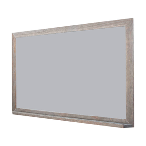 Barnwood Wood Frame | Rain | Landscape Color-Rite Non-Magnetic Whiteboard