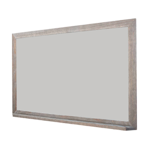 Barnwood Wood Frame | Silver Star | Landscape Color-Rite Magnetic Whiteboard