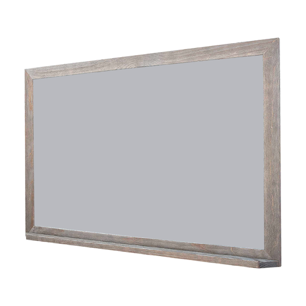 Barnwood Wood Frame | Rain | Landscape Color-Rite Magnetic Whiteboard