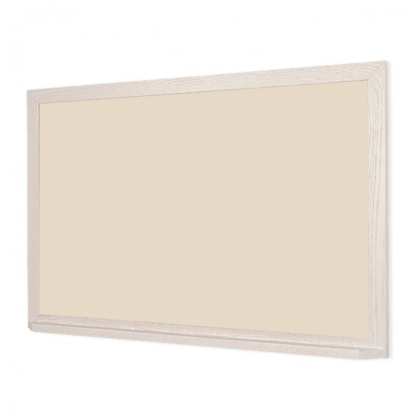 Wood Frame | Almond | Landscape Color-Rite Non-Magnetic Whiteboard