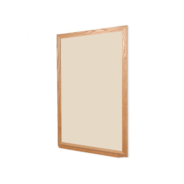 Wood Frame | Almond | Portrait Color-Rite Non-Magnetic Whiteboard