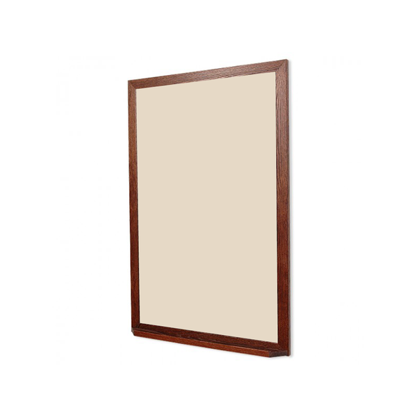 Wood Frame | Almond | Portrait Color-Rite Non-Magnetic Whiteboard
