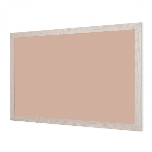 Wood Frame | Blush | Landscape Color-Rite Non-Magnetic Whiteboard