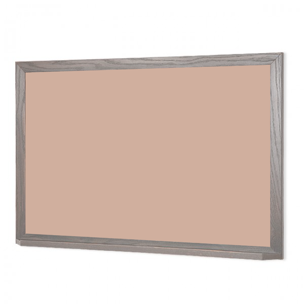 Wood Frame | Blush | Landscape Color-Rite Non-Magnetic Whiteboard