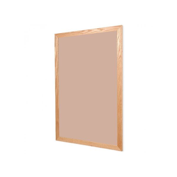 Wood Frame | Blush | Portrait Color-Rite Non-Magnetic Whiteboard