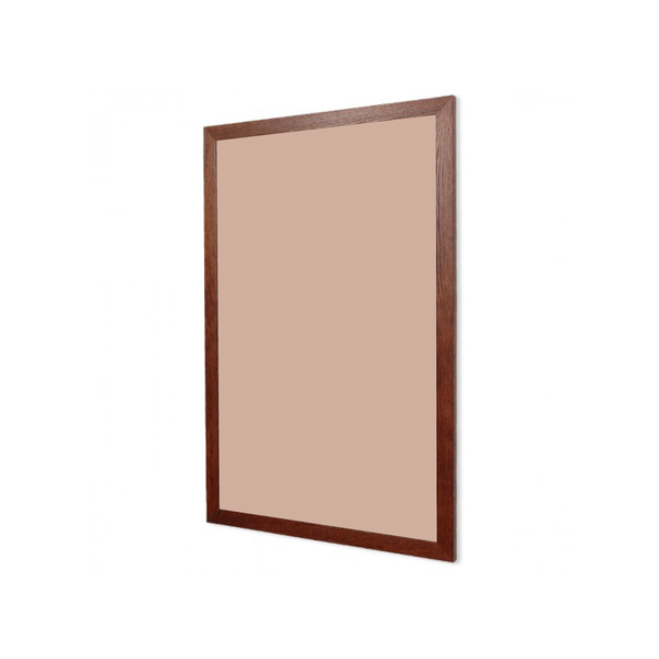 Wood Frame | Blush | Portrait Color-Rite Non-Magnetic Whiteboard