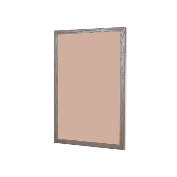 Wood Frame | Blush | Portrait Color-Rite Non-Magnetic Whiteboard