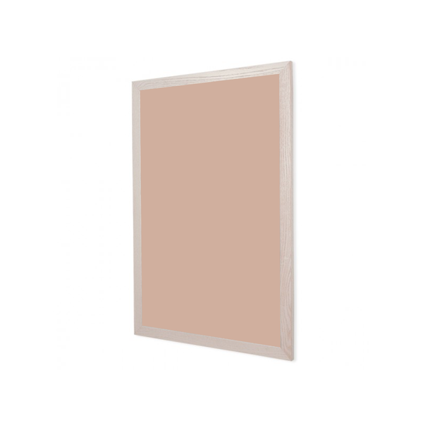 Wood Frame | Blush | Portrait Color-Rite Non-Magnetic Whiteboard