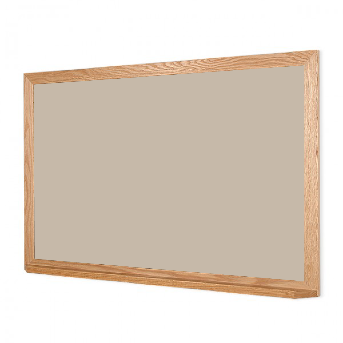 Wood Frame | Coastline | Landscape Color-Rite Non-Magnetic Whiteboard