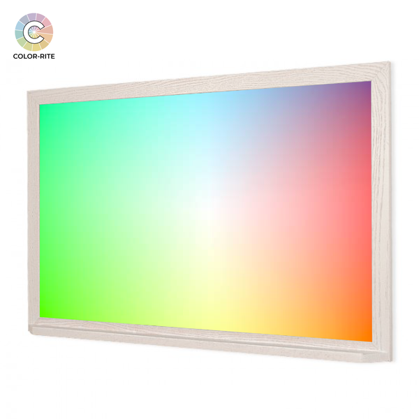 Wood Frame | Custom Colored | Landscape Color-Rite Non-Magnetic Whiteboard