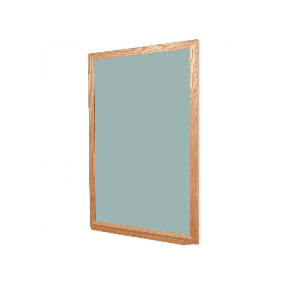 Wood Frame | Glacier | Portrait Color-Rite Non-Magnetic Whiteboard