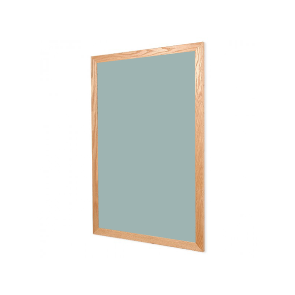 Wood Frame | Glacier | Portrait Color-Rite Non-Magnetic Whiteboard