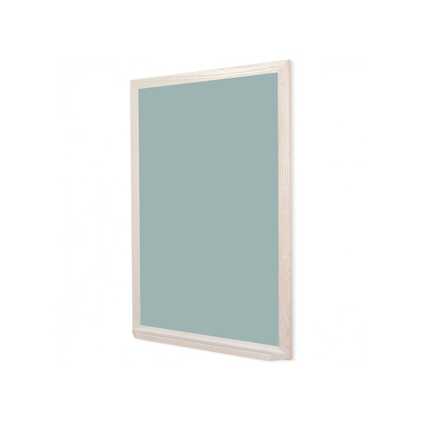 Wood Frame | Glacier | Portrait Color-Rite Non-Magnetic Whiteboard