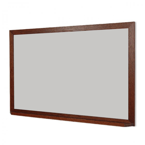 Wood Frame | Silver Star | Landscape Color-Rite Non-Magnetic Whiteboard