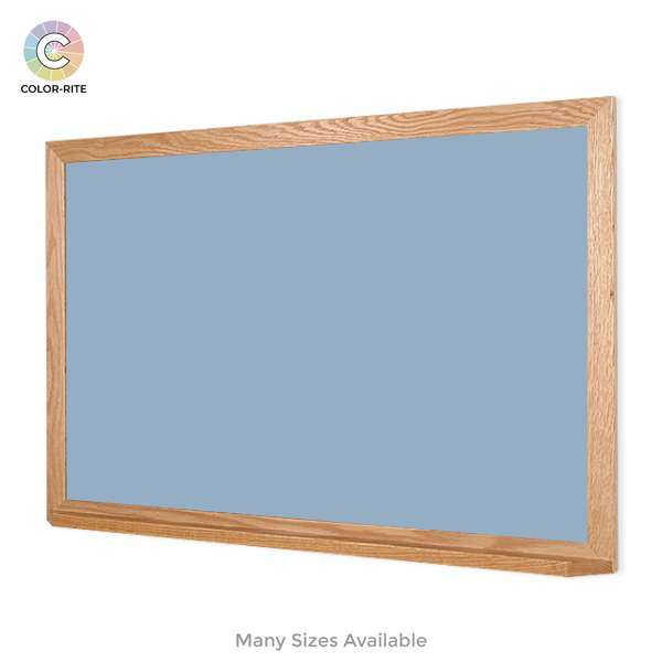 Wood Frame | Twilight | Landscape Color-Rite Non-Magnetic Whiteboard