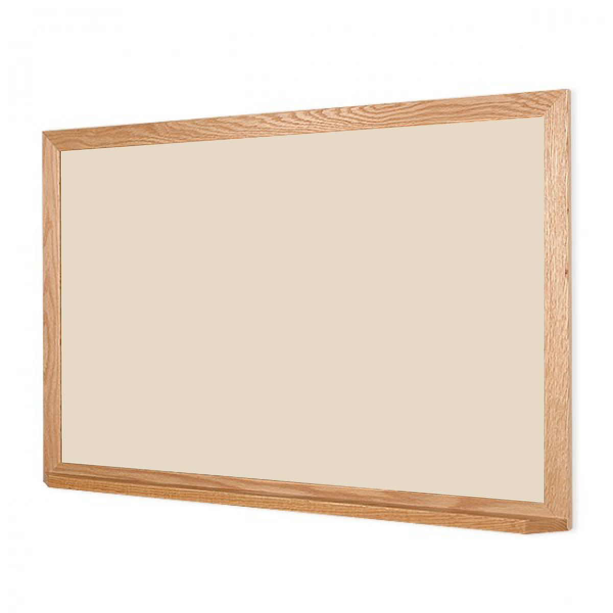 Wood Frame | Almond | Landscape Color-Rite Magnetic Whiteboard