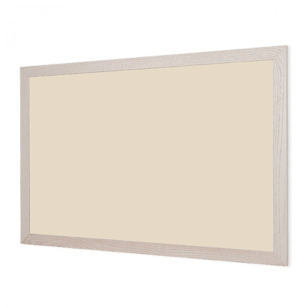 Wood Frame | Almond | Landscape Color-Rite Magnetic Whiteboard