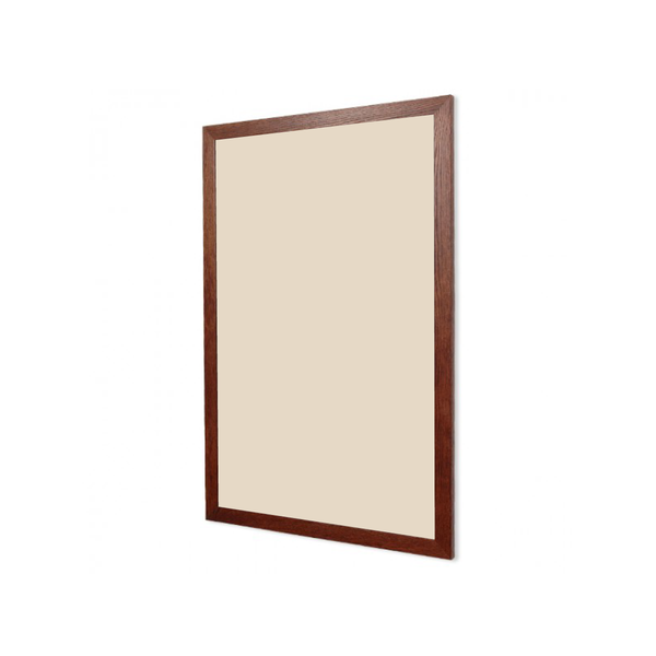 Wood Frame | Almond | Portrait Color-Rite Magnetic Whiteboard