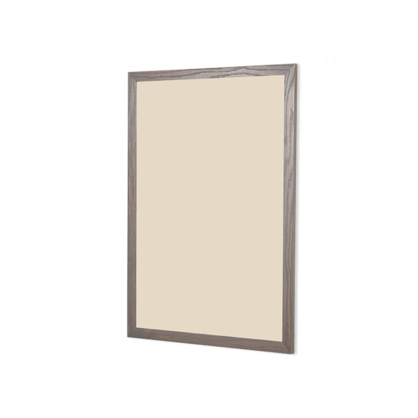 Wood Frame | Almond | Portrait Color-Rite Magnetic Whiteboard