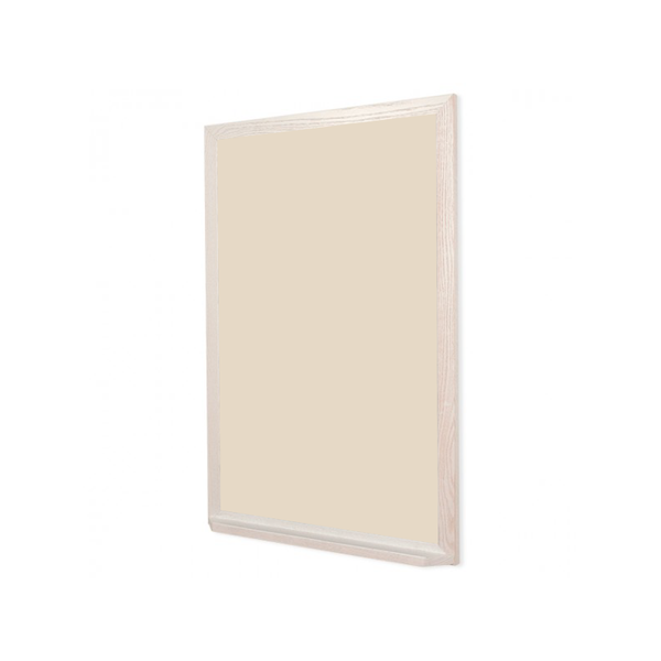 Wood Frame | Almond | Portrait Color-Rite Magnetic Whiteboard