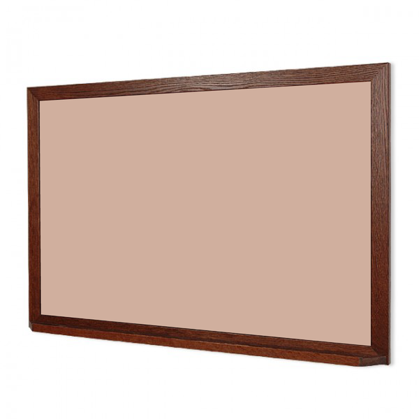 Wood Frame | Blush | Landscape Color-Rite Magnetic Whiteboard