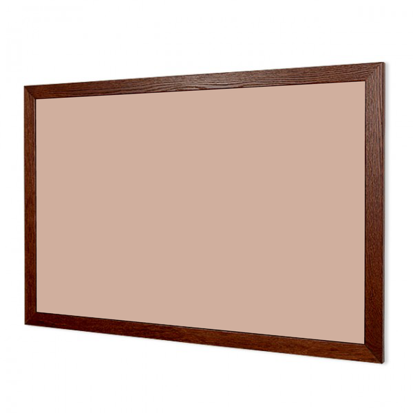 Wood Frame | Blush | Landscape Color-Rite Magnetic Whiteboard