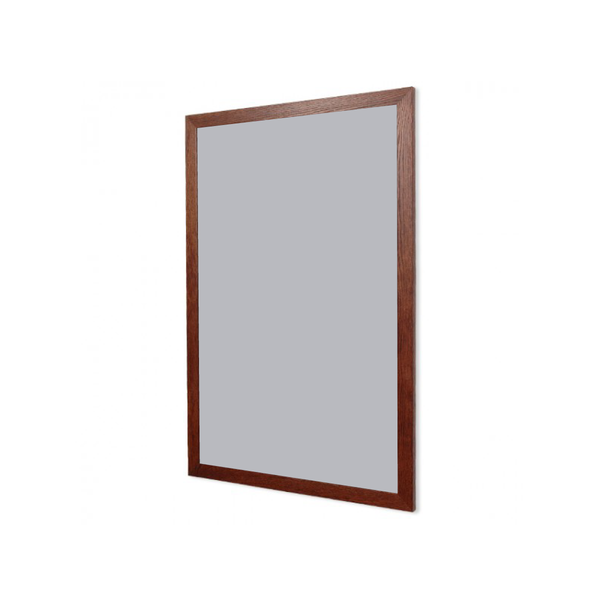 Wood Frame | Rain | Portrait Color-Rite Magnetic Whiteboard