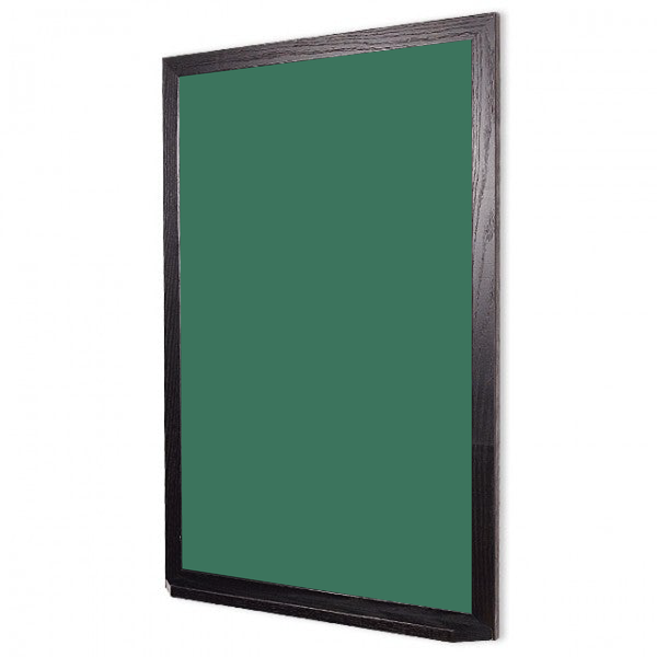 Wood Frame | Ceramic Steel Portrait Green Chalkboard
