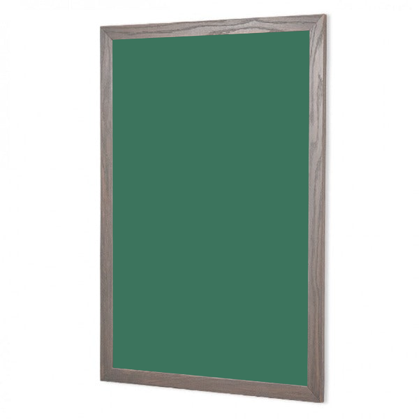 Wood Frame | Ceramic Steel Portrait Green Chalkboard