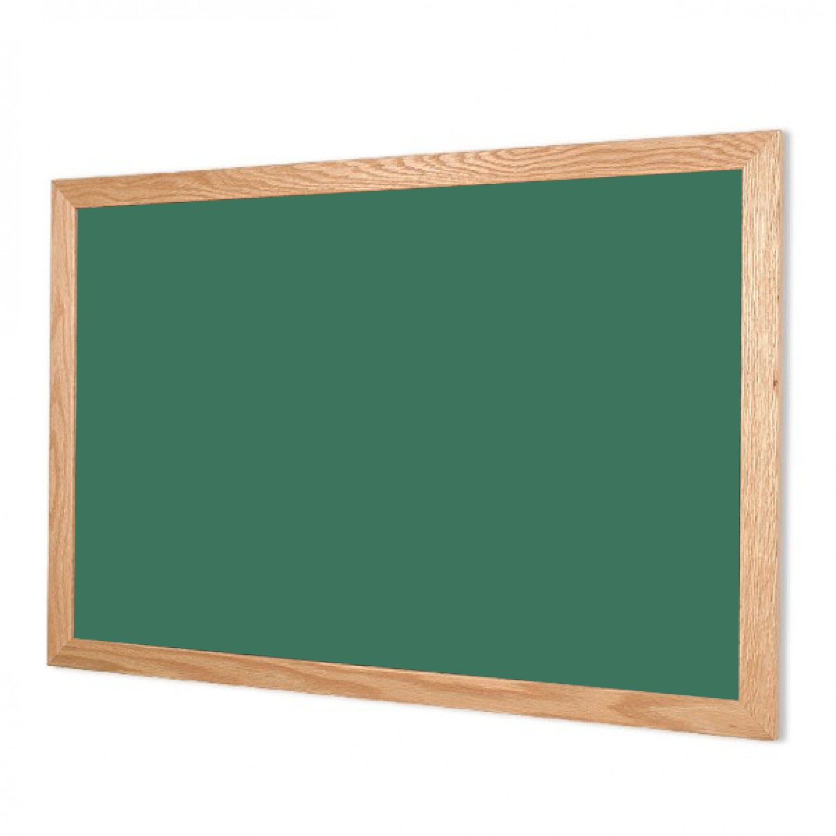 Wood Frame | Ceramic Steel Landscape Green Chalkboard