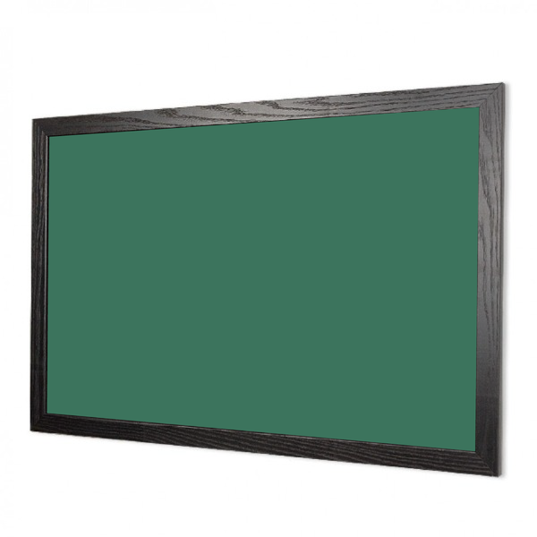 Wood Frame | Ceramic Steel Landscape Green Chalkboard