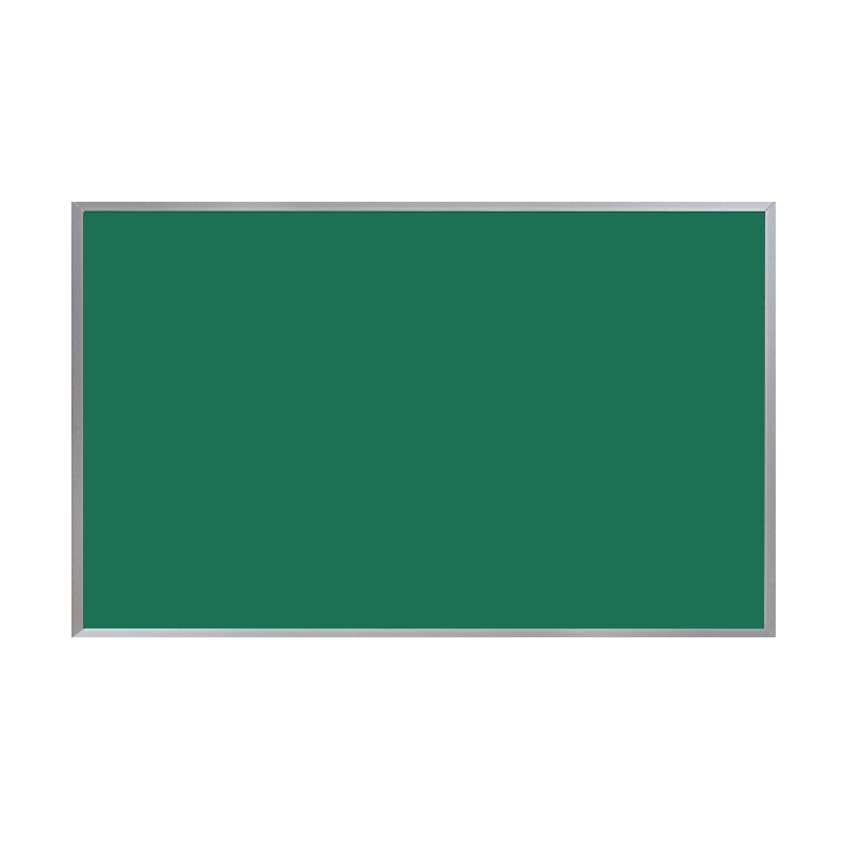 Satin Aluminum Frame | Landscape Green Lam-Rite Chalkboard