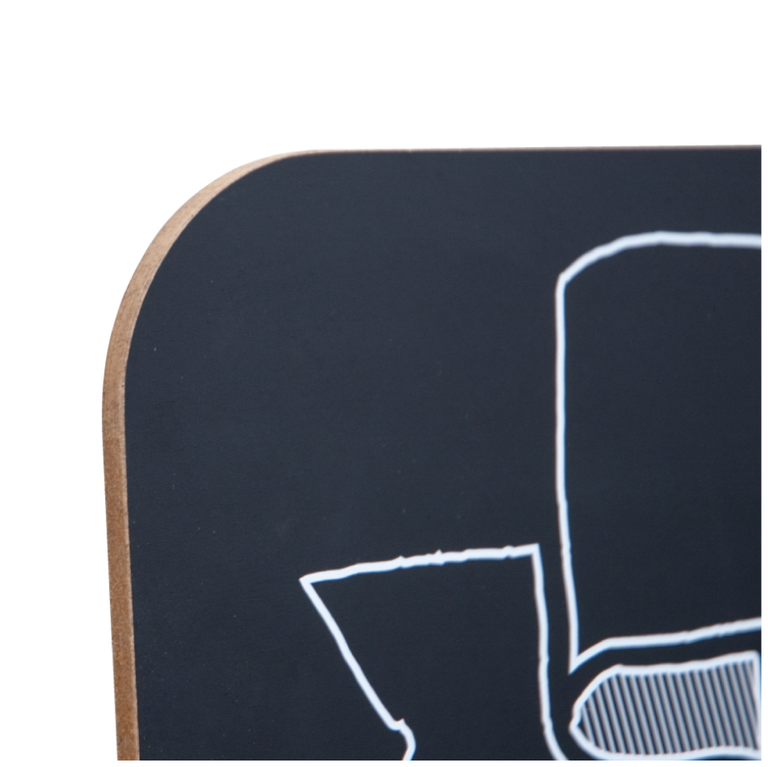 Child's Chalkboard & Whiteboard Ceramic Steel Easel
