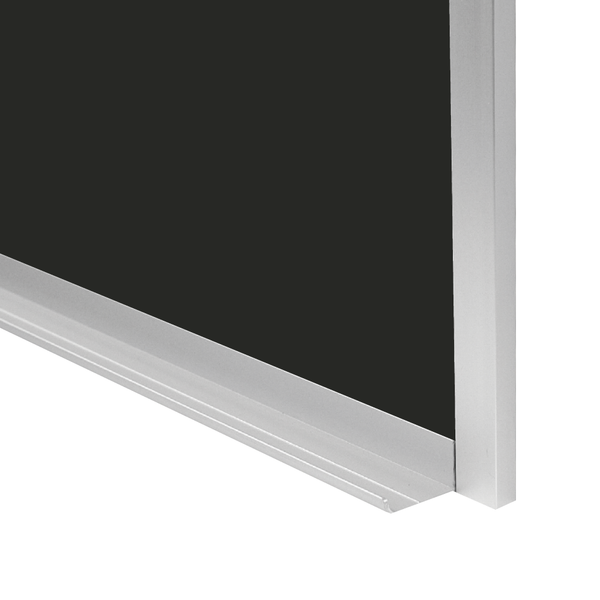 Kitchen Logo Satin Aluminum Frame | Custom Printed Portrait Magnetic Chalkboard