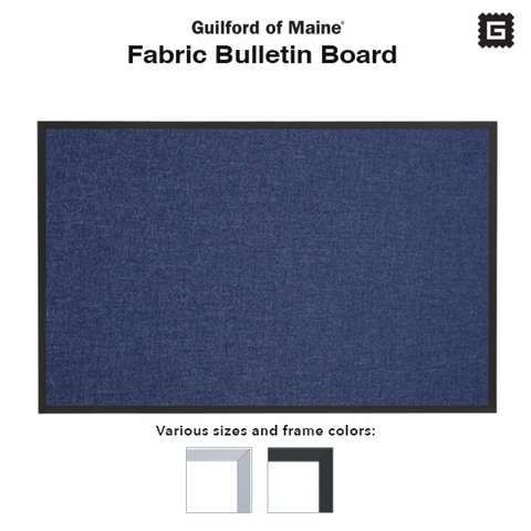 Baltic | Fabric Bulletin Board with Aluminum Frame