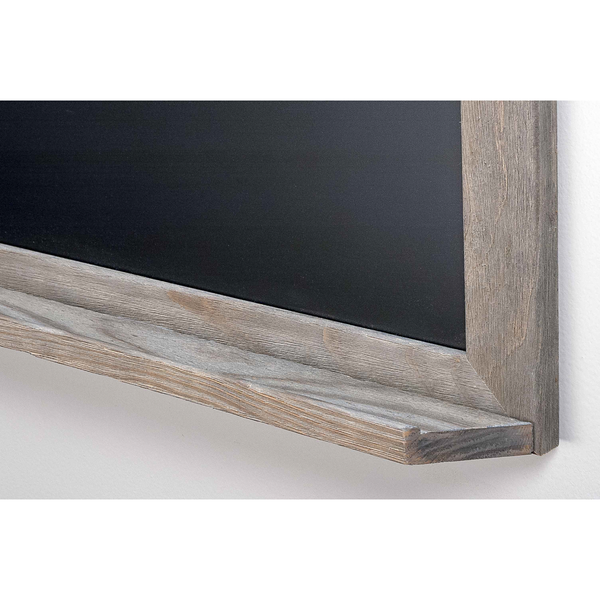 5' High - Barnwood Distressed Wood Framed | Lam-Rite Landscape Chalkboard