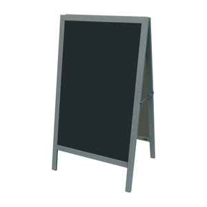 Barnwood A-Frame | Custom Printed Magnetic Steel Chalkboard