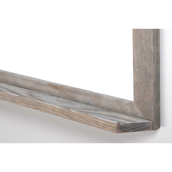 Barnwood Wood Frame | Landscape Ceramic Steel Whiteboard