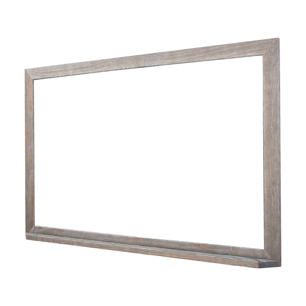 Barnwood Wood Frame | Landscape Ceramic Steel Whiteboard