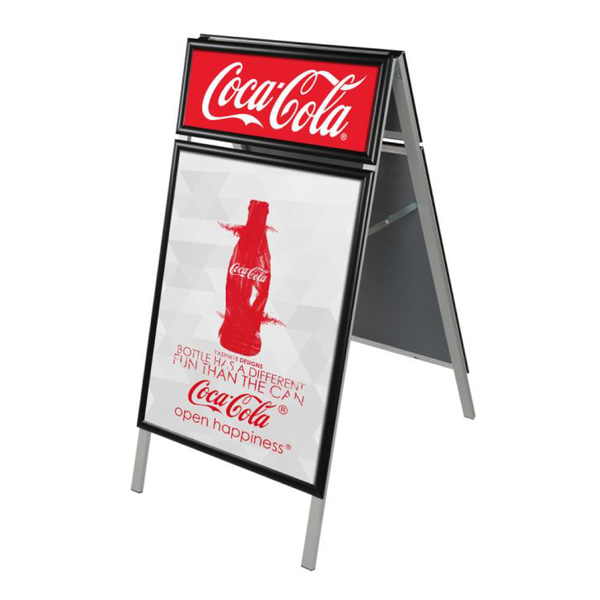 Black | Header A-Board | 22" x 28" Poster Size