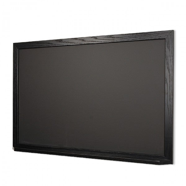 Wood Frame | Ceramic Steel Black Landscape Chalkboard