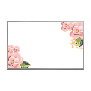 Floral Arrangement | Satin Aluminum Frame Landscape