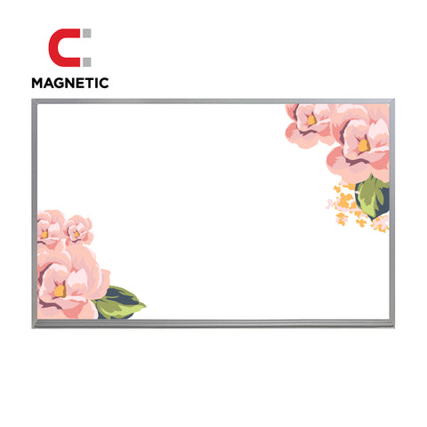 Floral Arrangement | Satin Aluminum Frame Landscape