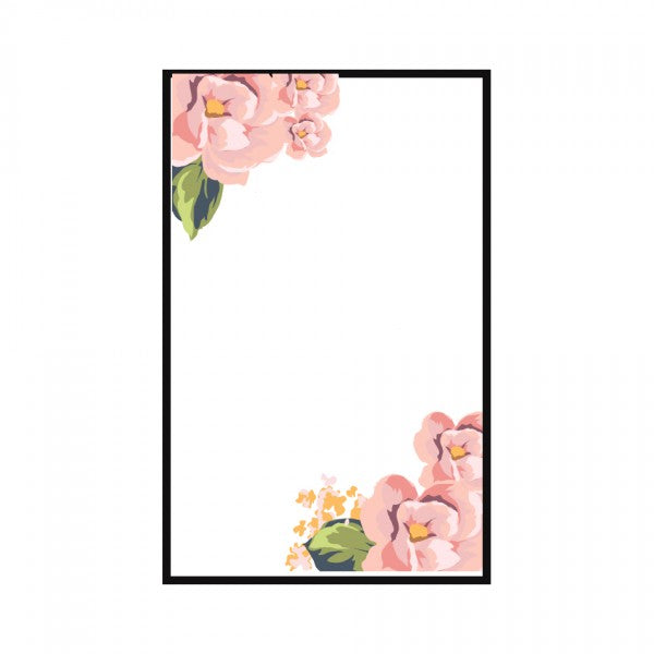 Floral Arrangement | Ebony Aluminum Frame Portrait