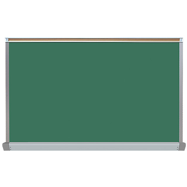 Satin Aluminum Frame | Box Tray & Display Rail Chalkboard