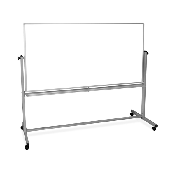 Hospital Mobile Board | Satin Aluminum Frame Magnetic Whiteboard