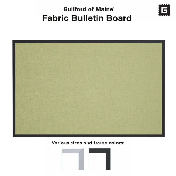 Leaf | Fabric Bulletin Board with Aluminum Frame